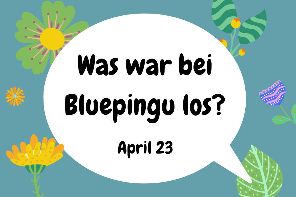 Die Bluepingu-Highlights im April
