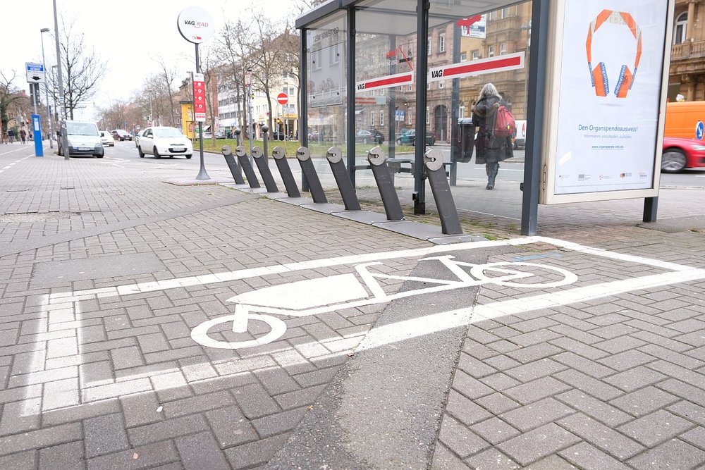 Nürnberg und Fürth brauchen Lastenradparkplätze